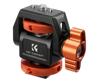 Akcesoria Foto K&F Concept Uchwyt montażowy do monitora MS-42 - pomarańczowo-czarny